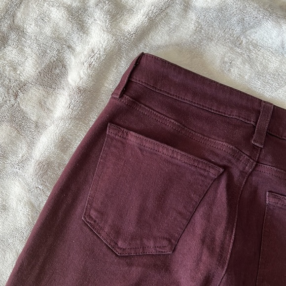 Big Star Alex Skinny Burgundy Jeans Size 27 - Picture 7 of 12